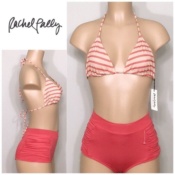 Rachel Pally stripe bikini. NWT - Picture 1 of 5